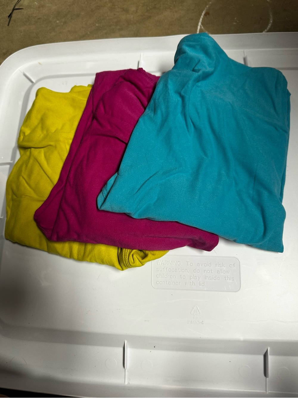 LuLaRoe Leggings Trio - Yellow, Fuchsia, Teal